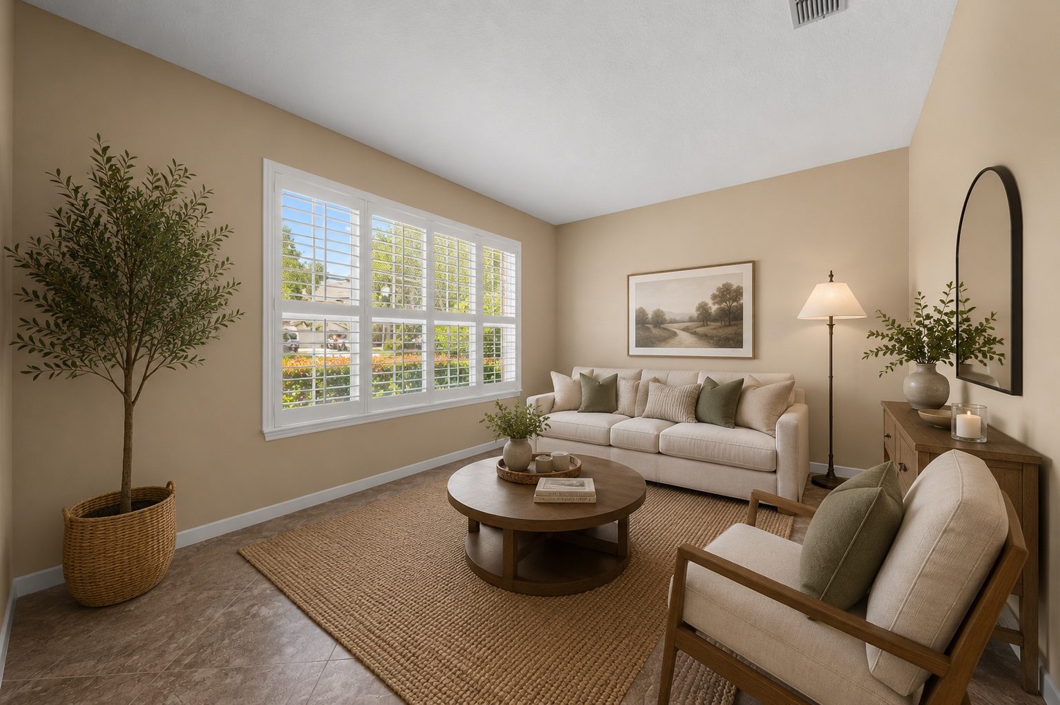 Formal living or flex room